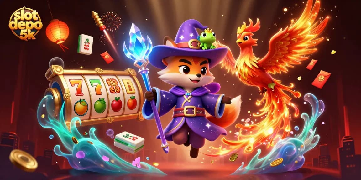 Spin the reels with slot depo 5k and experience thrilling casino adventures in a magical realm.