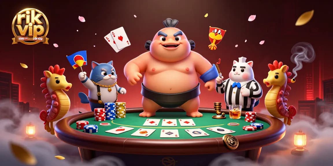Engage in thrilling gameplay with rik vip - link rikvip in a vibrant underwater poker scene.