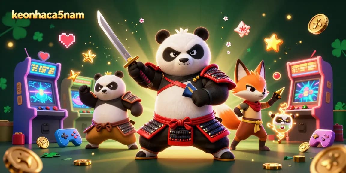 Engage with keonhacai5nam's thrilling gaming atmosphere, featuring dynamic characters and rich casino elements.