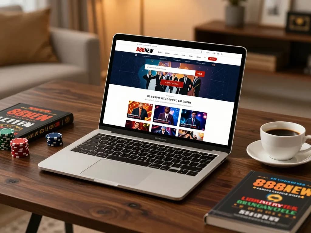 Play slot games on 888NEW's user-friendly platform in a cozy home setting.