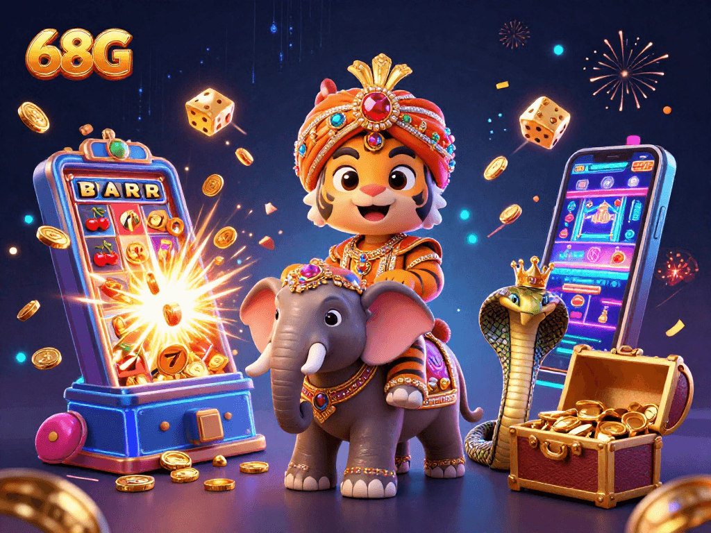 Ative a diversão com o slot 68G e compita pelo jackpot em um cassino vibrante!