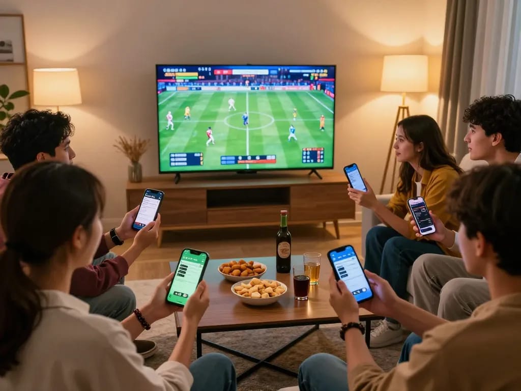 Experience dynamic sports betting excitement at https://rr88.auction/ in a lively home setting with friends.