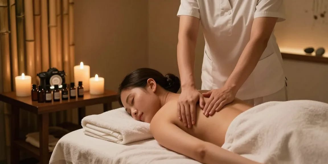 Experience 부산스웨디시 massage therapy in a tranquil spa setting with calming ambiance and professional care.