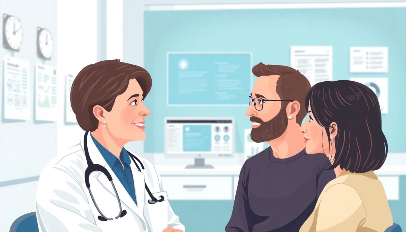 Access a Medical card online with professional consultation in a modern healthcare setting.