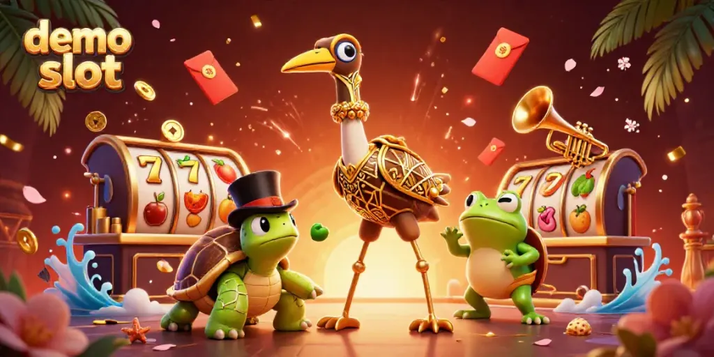 Putar demo slot dengan karakter lucu di kasino bergaya speakeasy yang kaya warna dan detail.