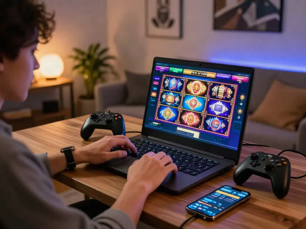 Enjoy engaging slot resmi gaming at home with vibrant graphics and cozy decor