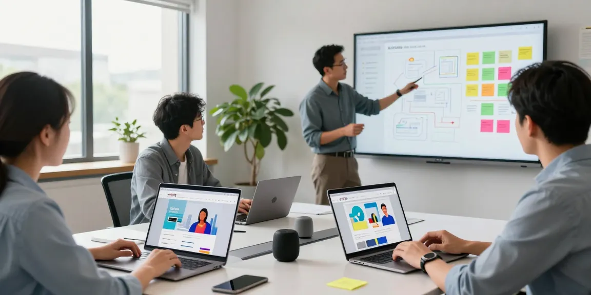 Collaboration in a modern office showcasing the WPS Official Website and productivity tools.