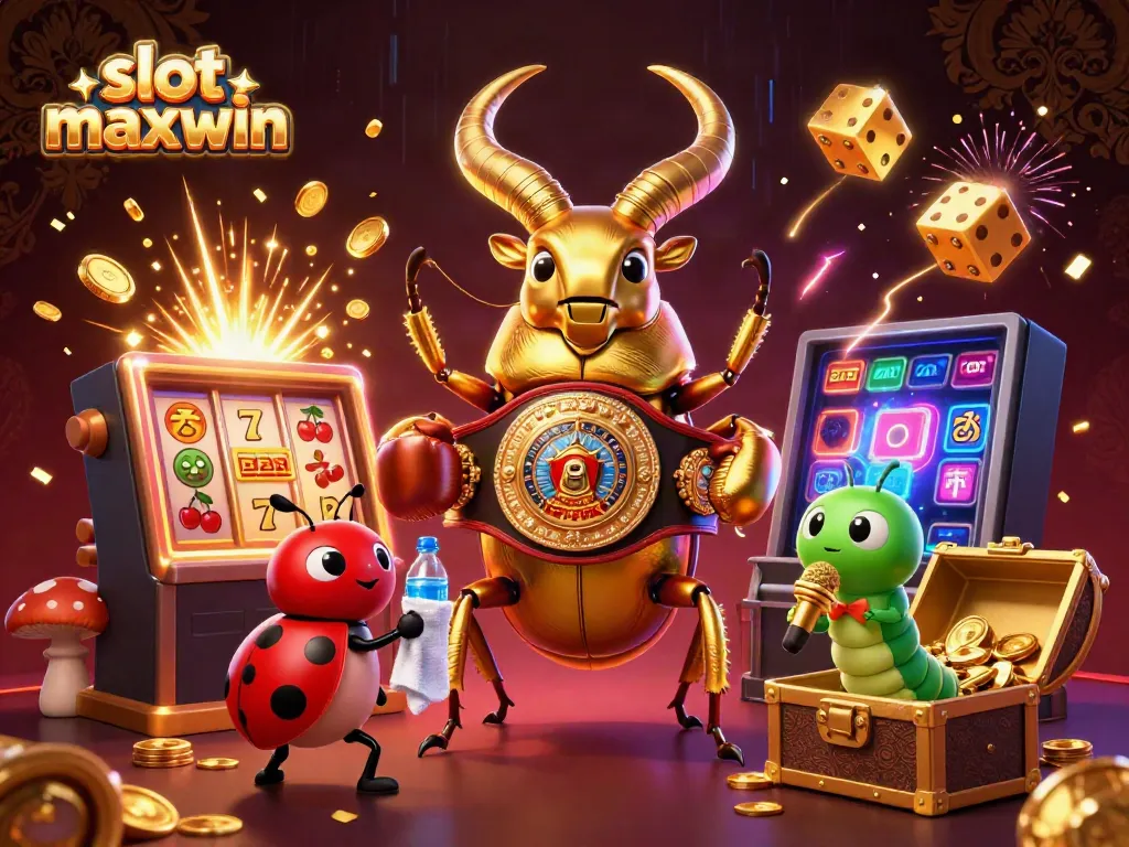 Experience the excitement of slot maxwin with vibrant characters and dynamic casino elements.