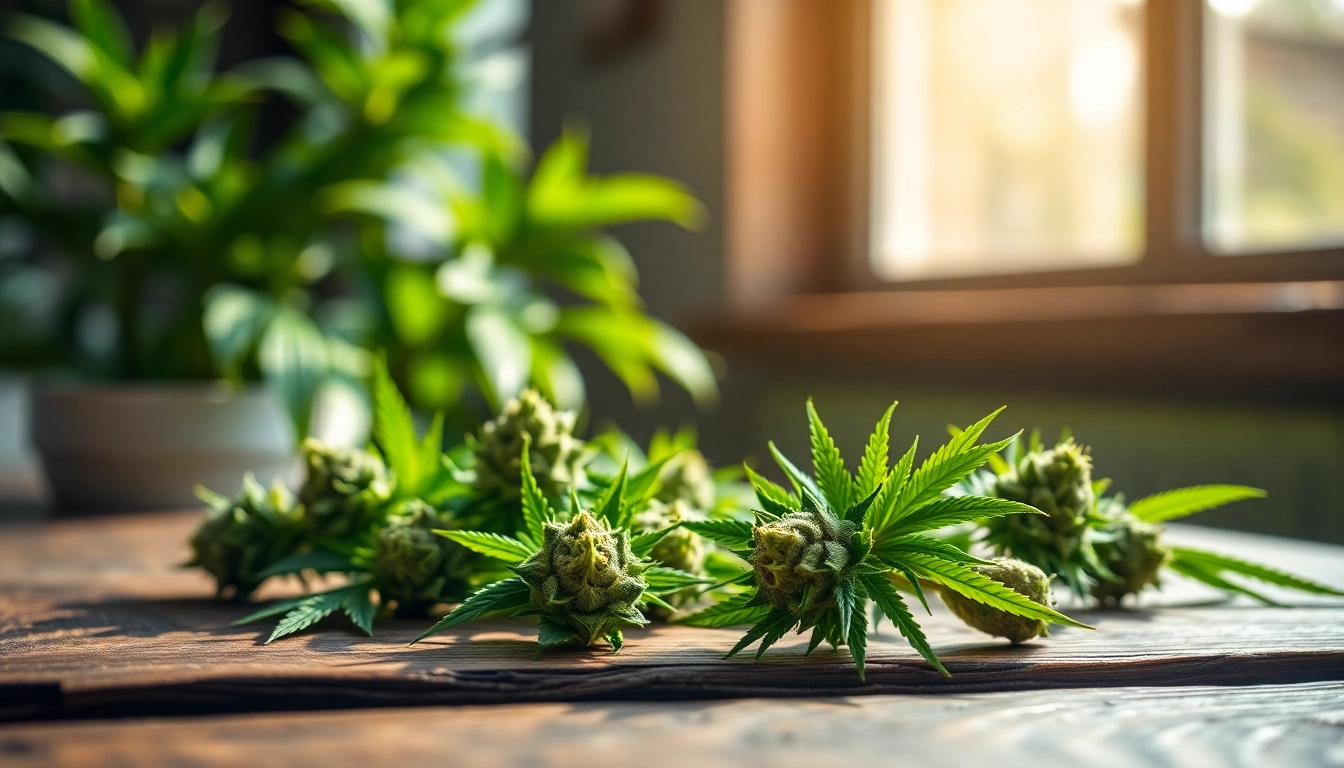 Showcasing Mental Wellness CBD buds in natural light, highlighting their vibrant green texture and health benefits.