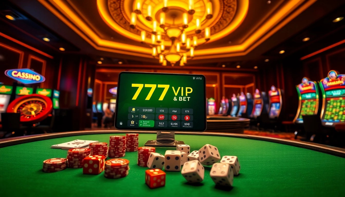 Experience the thrill of the 777VIP Bet App with stunning casino visuals and engaging gameplay.